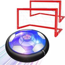 Bola de Futebol Flutuante 2 gols Recarregável com Luz e Amortecedor de Espuma - Toys Import J24583