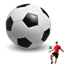 Bola de Futebol Football Campo Quadra Society Infantil Sítio Tamanho Padrão Tradicional Preta e Branca Bola de Futebol Football Campo Quadra Society Infantil Sítio Tamanho Padrão Tradicional Preta e Branca