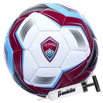 Bola de futebol Franklin Sports MLS Colorado Rapids tamanho 5