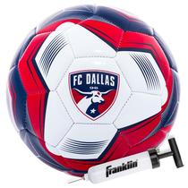 Bola de futebol Franklin Sports MLS FC Dallas Tamanho oficial 5 Bola de futebol Franklin Sports MLS FC Dallas Tamanho oficial 5