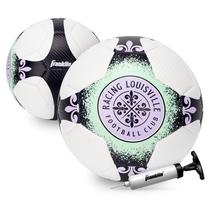 Bola de futebol Franklin Sports NWSL Racing Louisville FC Sz 5