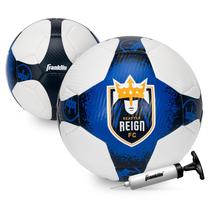 Bola de futebol Franklin Sports NWSL Seattle Reign tamanho 5 com bomba