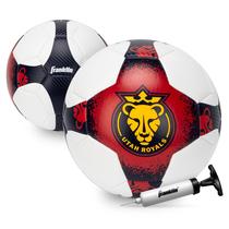 Bola de futebol Franklin Sports NWSL Utah Royals tamanho 5 com bomba