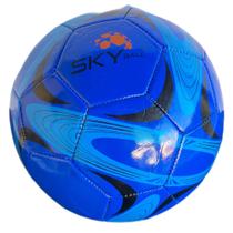 Bola de futebol grande para campo ou quadra grande azul ou branca