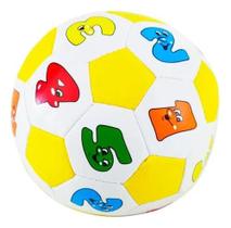 Bola De Futebol Infantil Macia Pelúcia Com Números