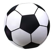 Bola de futebol inflável GoFloats Giant preta e branca 76cm