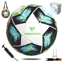 Bola de futebol MGZFEZN tamanho 4 para crianças ao ar livre com bomba e bolsa
