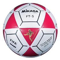Bola de Futebol Mikasa FT5 Goal Master Tamanho 5 Vermelha e Branca Bola de Futebol Mikasa FT5 Goal Master Tamanho 5 Vermelha e Branca
