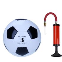Bola de Futebol NiuXTool Tamanho 3 Preto e Branco com Bomba Bola de Futebol NiuXTool Tamanho 3 Preto e Branco com Bomba