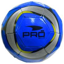 Bola De Futebol Pro Balls Azul Com Prata - Tamanho 5
