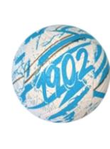 Bola de futebol pvc / pu numero 5 azul / dourada "1902" real madrid