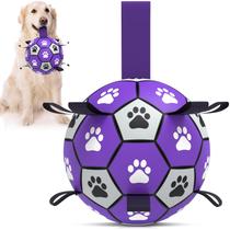 Bola de futebol QDAN de brinquedo para cães com alças para cães grandes (20 cm) Bola de futebol QDAN de brinquedo para cães com alças para cães grandes (20 cm)