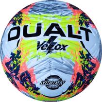 Bola de Futebol Society Dualt Velox N5 AM Azul Vermelho PVC - Futebol e Magia