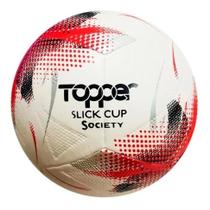 Bola De Futebol Society Oficial Topper Slick Cup - 2021 Vermelha