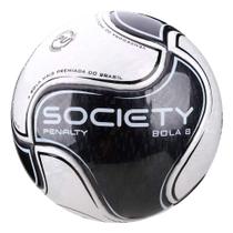 Bola de Futebol Society Penalty 8X Branco e Preto Bola de Futebol Society Penalty 8X Branco e Preto