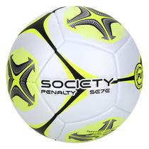 Bola de Futebol Society Penalty Se7e Pro - Branco e Amarelo