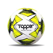 Bola de Futebol Society Topper 22 Original Sem Costura
