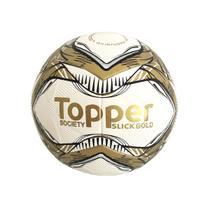 Bola de Futebol Society Topper Oficial Original - Dourado