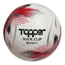 Bola de Futebol Society Topper Slick Cup Vermelha