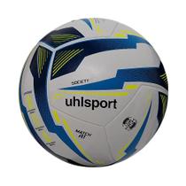 Bola de Futebol Society Uhlsport Match R1 - Branco/Azul/Amarelo para Alta Performance Bola de Futebol Society Uhlsport Match R1 - Branco/Azul/Amarelo para Alta Performance