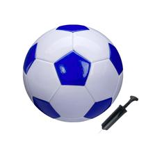 Bola de futebol SPDTECH tamanho 5 branca e azul para uso interno e externo Bola de futebol SPDTECH tamanho 5 branca e azul para uso interno e externo