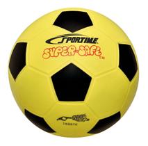 Bola de futebol Sportime Super-Safe 8 polegadas amarelo/preta