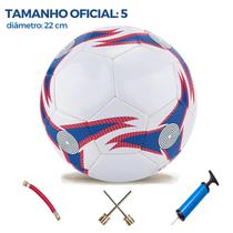 Bola de Futebol Tamanho 5 Capotão + Bomba De Ar E Bico Bola De Quadra Campo - Bogu By Siss