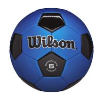 Bola de futebol WILSON Tradicional Tamanho 5 Preta/Real