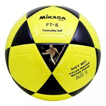 Bola de futevôlei Mikasa Oficial Amarelo e Preto