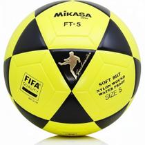 Bola de futevôlei Mikasa Oficial FIFA TAFC Amarelo e Preto