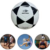 Bola de Futevôlei Mormaii TM-5 FV-350-WH Preto e Branco