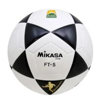 Bola de Futevolei Oficial Mikasa FT-5 Branca/Preta