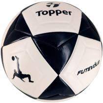Bola De Futevôlei Topper R1 Oficial Cor:Preto+Branco Bola De Futevôlei Topper R1 Oficial Cor:Preto+Branco