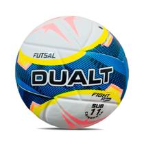 Bola de Futsal Dualt Fight R2 Sub 11 Azul/branco