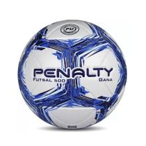 Bola De Futsal Gana 500 Penalty Oficial Branco Azul