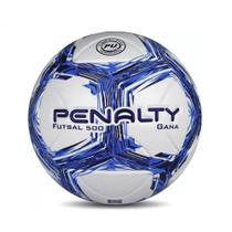 Bola De Futsal Gana 500 Penalty Oficial Branco Azul