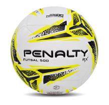 Bola De Futsal Penalty Rx 500 Xxiii - Branco/Amarelo/Preto - Tam Un