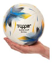 Bola De Futsal Slick Cup Topper Cor Laranja/azul Original Azul