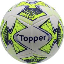 Bola de Futsal Topper Slick 22 Impermeável BrancoAmarelo