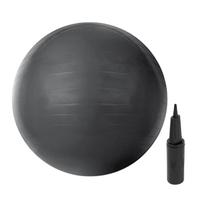 Bola de Ginástica 65cm Cinza para Pilates com Bombar de Ar