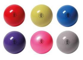 Bola de Ginástica Rítmica Pista e Campo Oficial Juvenil e Adulto Lisa Com Válvula - Ref SKU PC-BG002