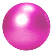 Bola De Ginastica Suíça Gym Ball - 65Cm - Rosa - Mbfit