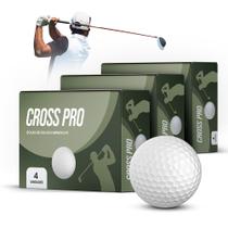Bola De Golfe E Minigolfe Para Treinamento - Cj 12 Und