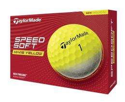 Bola de Golfe TaylorMade TM24 SpeedSoft Amarela Alta Visibilidade