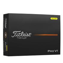 Bola de golfe Titleist Pro V1 amarela