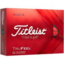 Bola De Golfe Titleist Trufeel Vermelho 12 Unidades