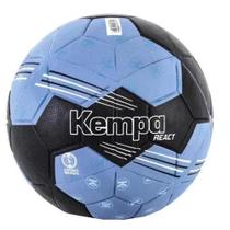 Bola De Handball Kempa React Black Blue-Masculino