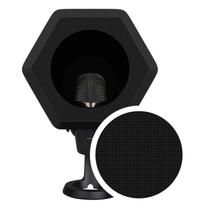 Bola de isolamento de microfone Marisflo com filtro pop de 2 camadas