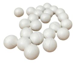Bola de isopor 020mm com 100 unidades