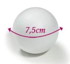 Bola de Isopor 75mm Styroform Bola de Isopor 75mm Styroform
